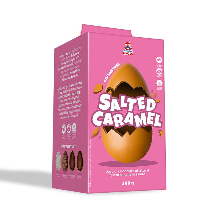 Confezione da 300g di uovo al caramello salato American Uncle Salted Caramel