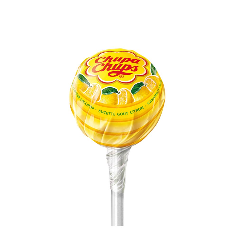 Chupa Chups Citron - sucette au got de citron de 12g  American Uncle