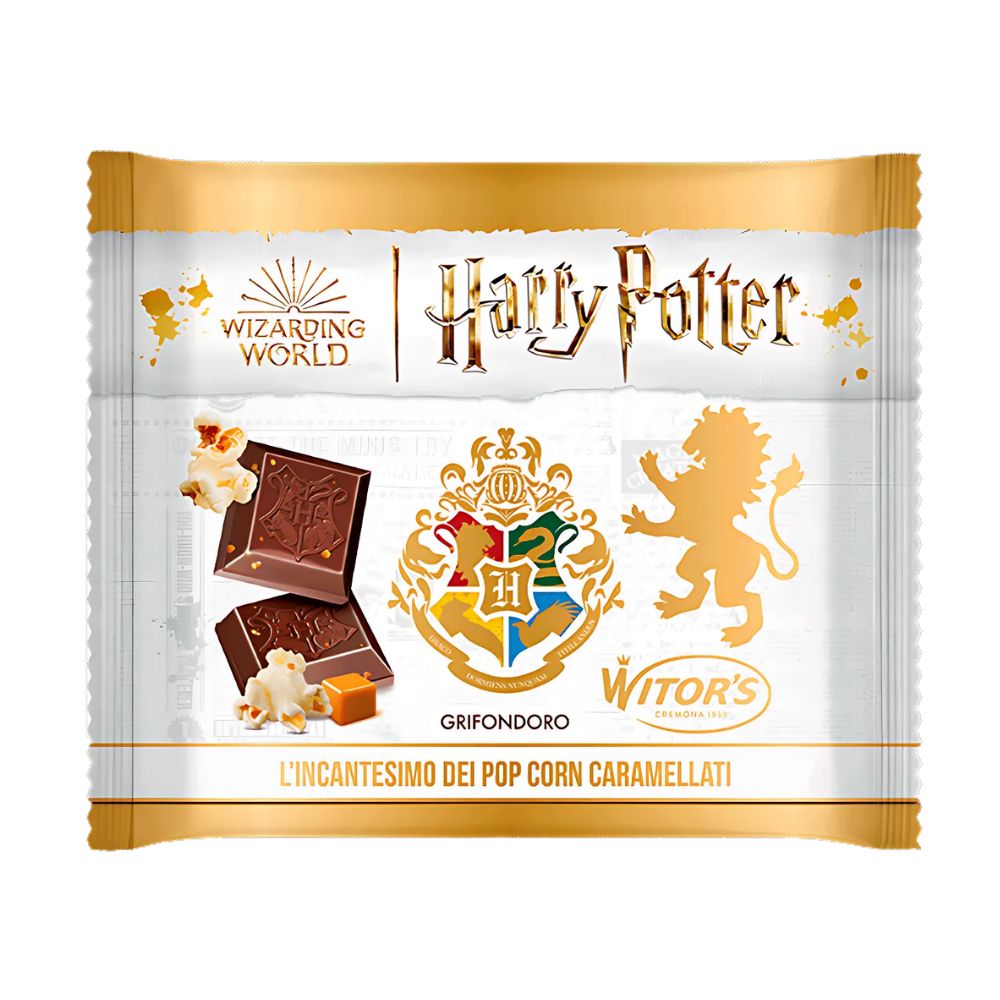 Harry Potter Milk Choco Bar With Popcorn Caramel - tablette de chocolat ...