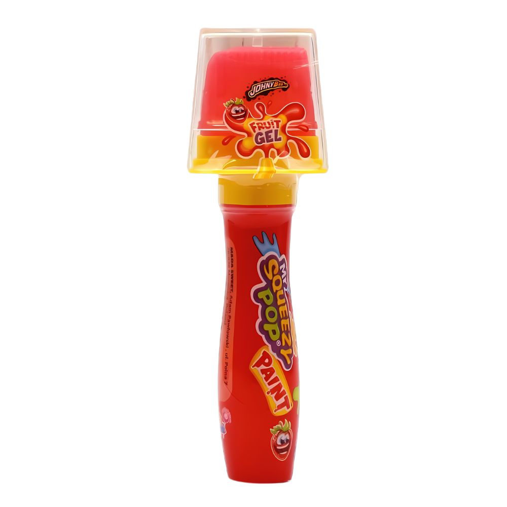 Johny Bee Mr Squeezy Pop Paint Strawberry - sucette et bonbon liquide au got de fraise de 32g American Uncle Johny Bee Mr Squeezy Pop Paint Strawberry - sucette et bonbon liquide au got de fraise de 32g American Uncle