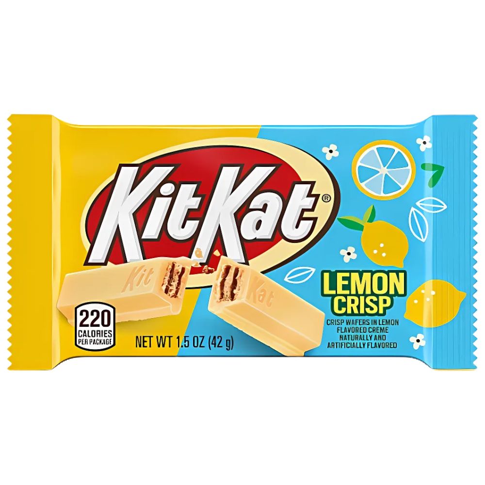 Kit Kat Lemon Crisp, gaufrette au goût de citron de 42g