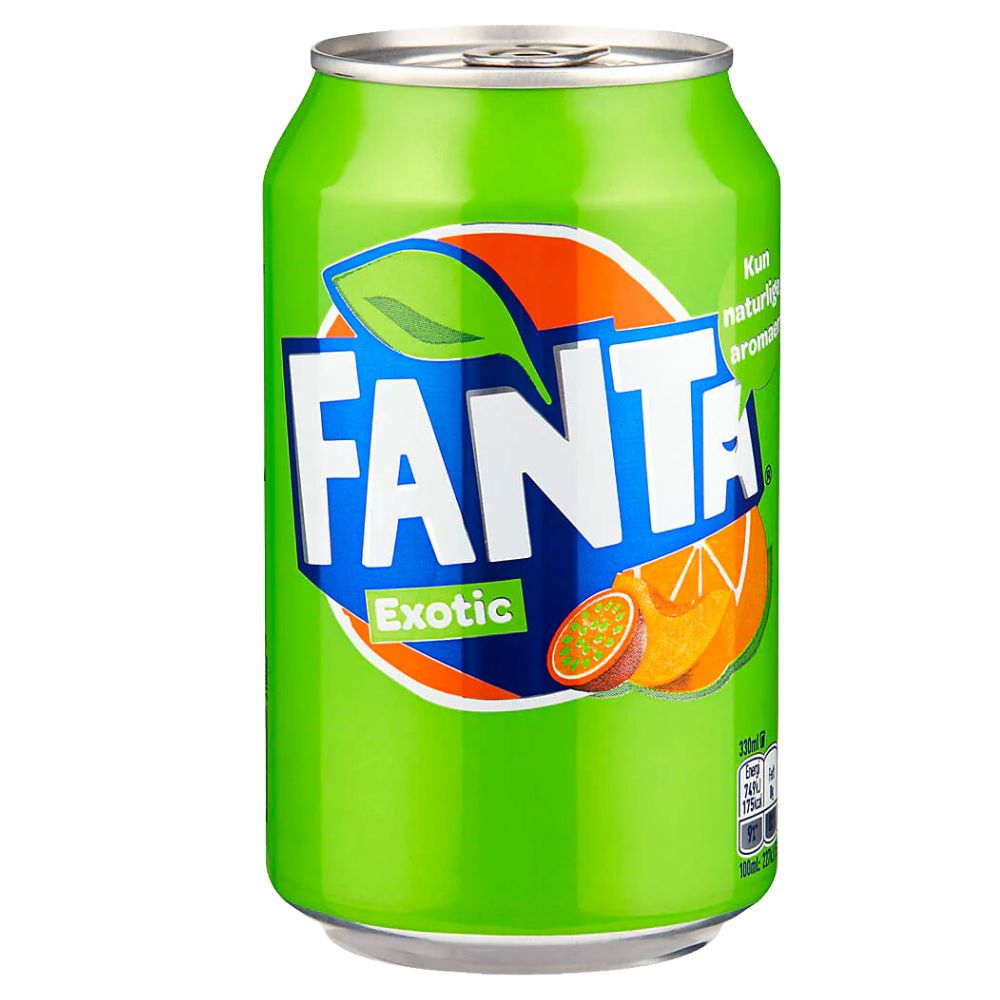 Fanta Exotic, boisson aux fruits exotiques de 330ml