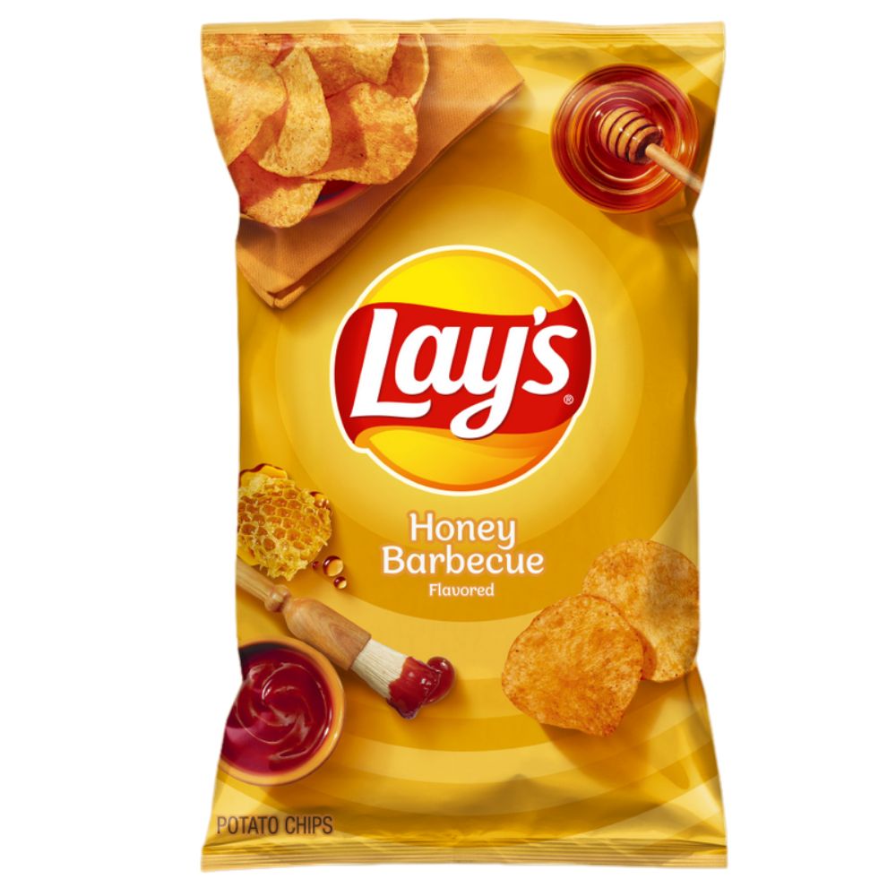 Confezione da 184g di patatine al miele e barbecue Lay's Honey BBQ