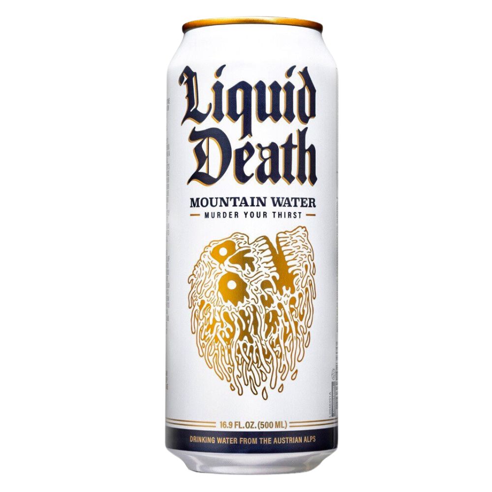 Liquid Death Mountain Water - eau naturelle de 550ml  American Uncle