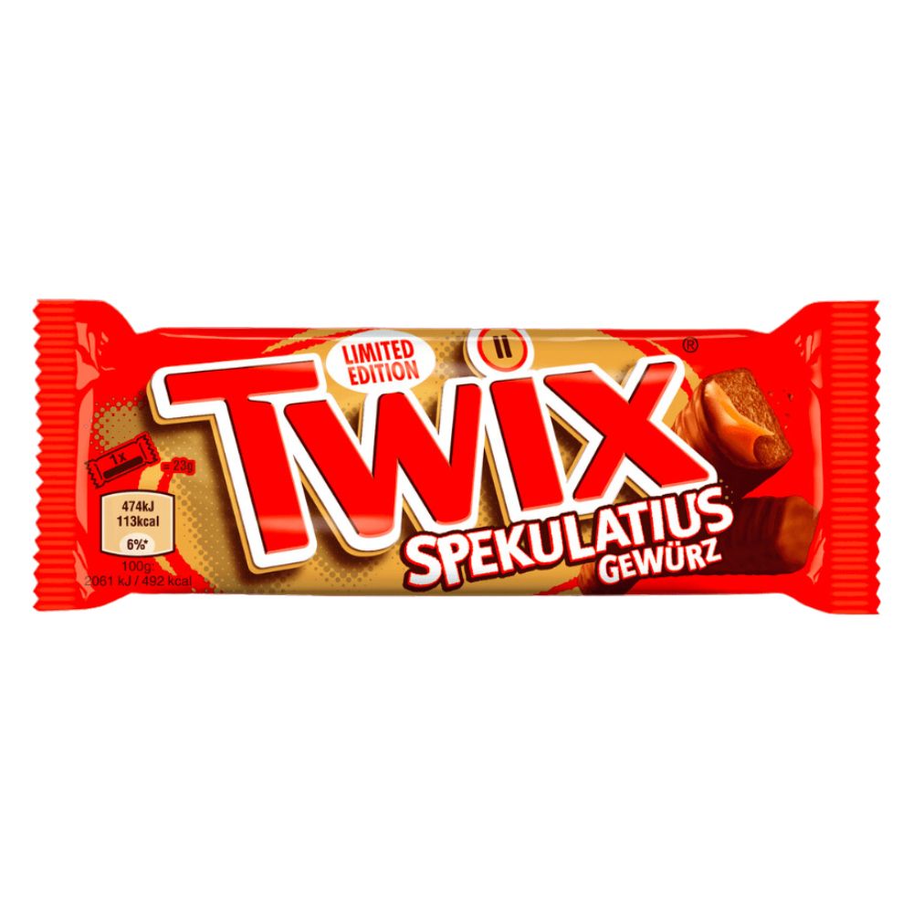 TWIX - Barres chocolat au lait, carael et biscuits - 10 sachets de 50g