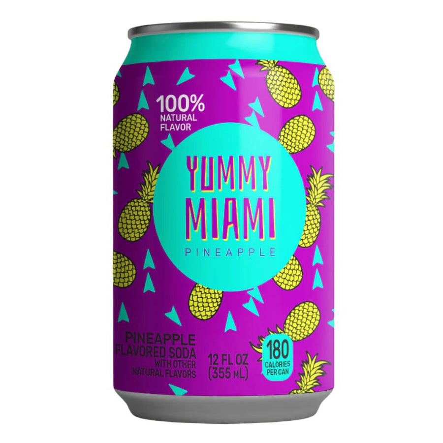 Confezione da 355ml di bevanda all'ananas Yummy Miami