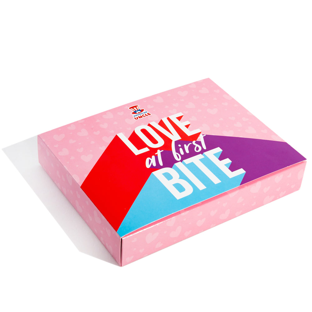 Love Bites Box, boîte de 12 boîtes de chocolats et bonbons