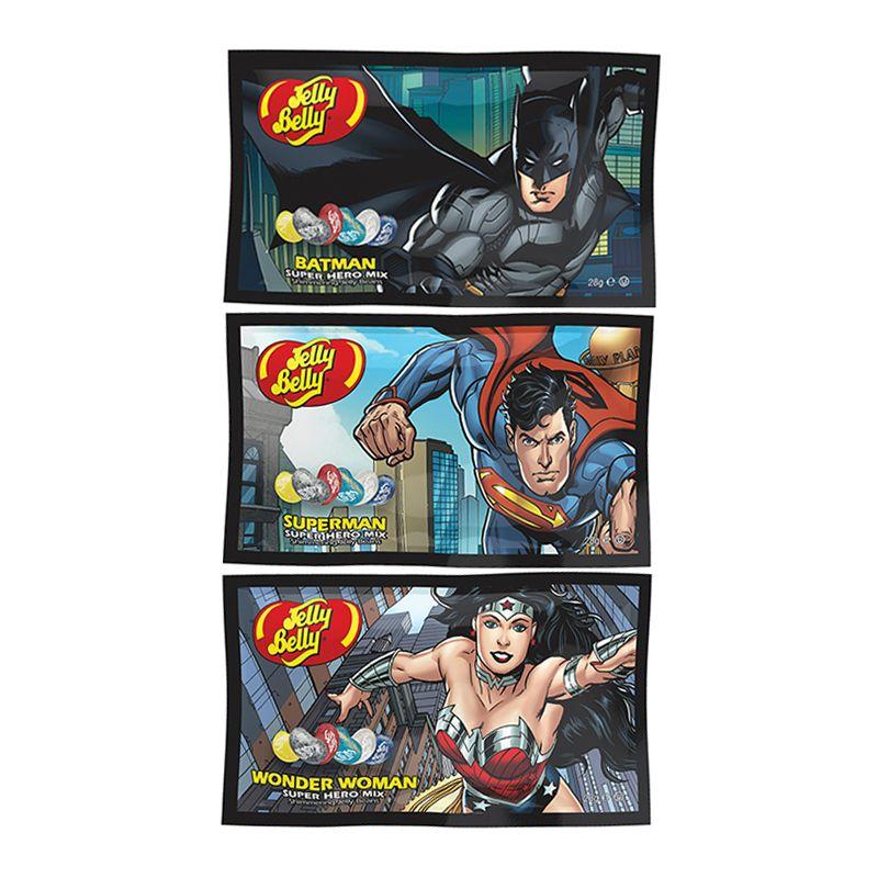 Jelly Belly Super Hero Mix, singola bustina di caramelle alla frutta nella versione Super Hero da 28g (1954236334177)