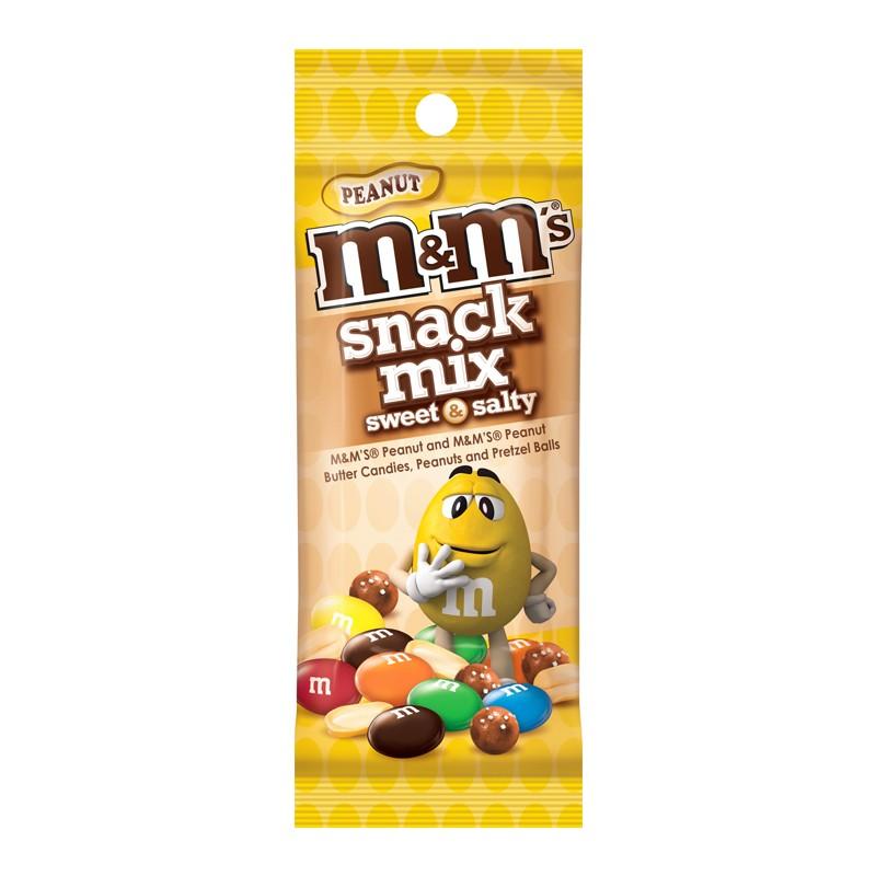 M&M's Snack Mix Sweet and Salty, m&m's al burro d'arachidi da 50g (1954239250529)