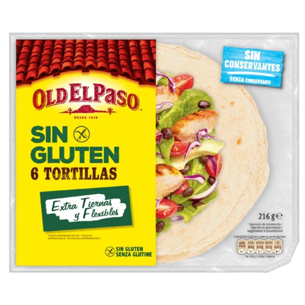 Old El Paso Tortillas Mexicanas Gluten Free 6 tortillas sans gluten