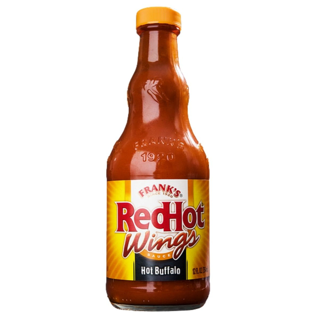 Franck's Red Hot Wings Sauce Hot Buffalo, sauce piquante au goût d'ailes de poulet de 354ml