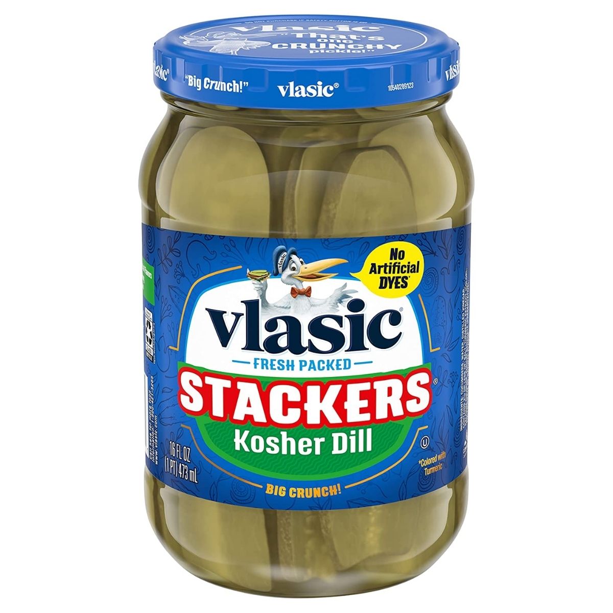 Vlasic Dill Kosher Stackers cornichons à kosher de 473ml
