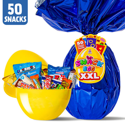 Snack Egg XXL, œuf de 50 snacks sucrés et salés