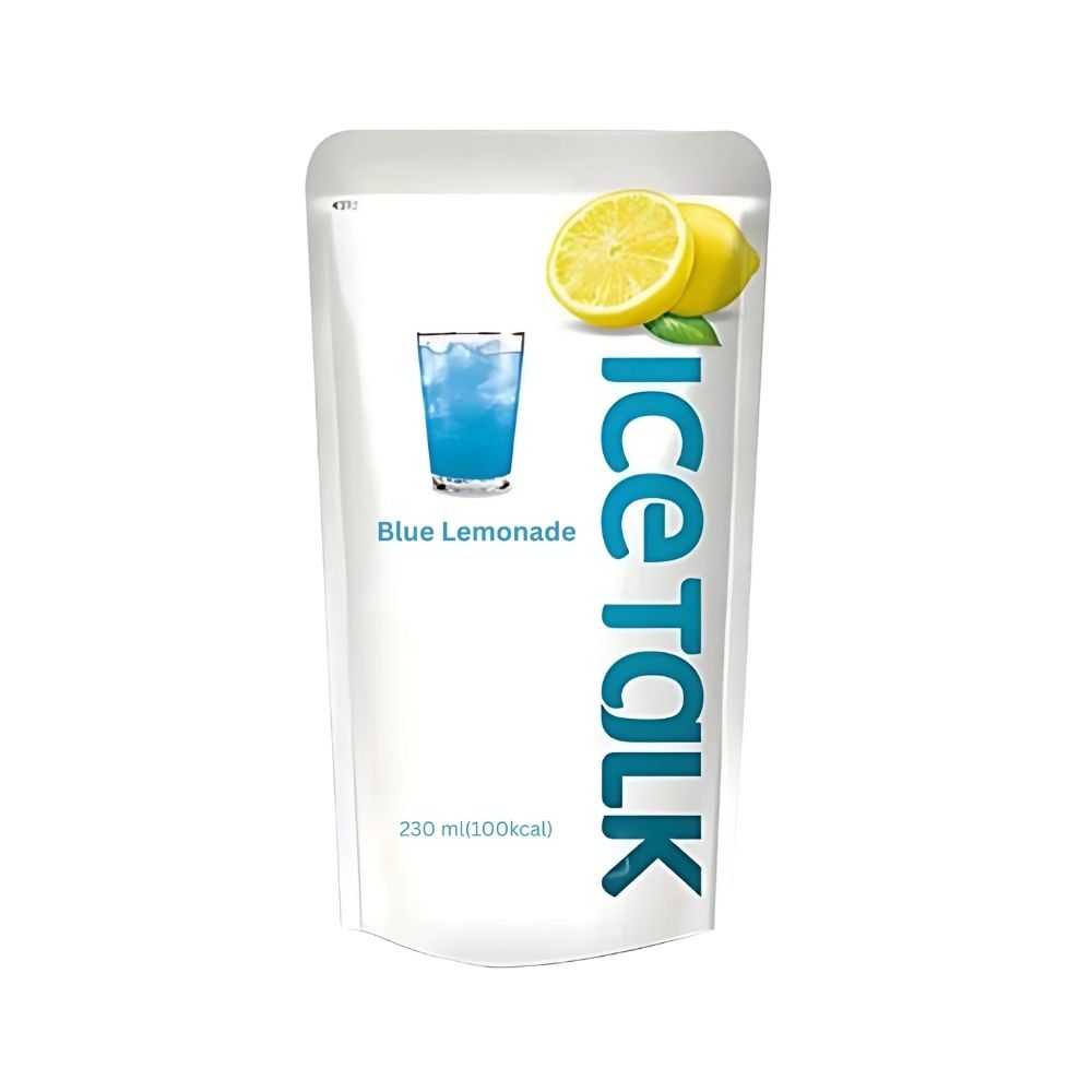 Ice Talk Blue Lemonade, boisson au goût de limonade bleue de 230ml 