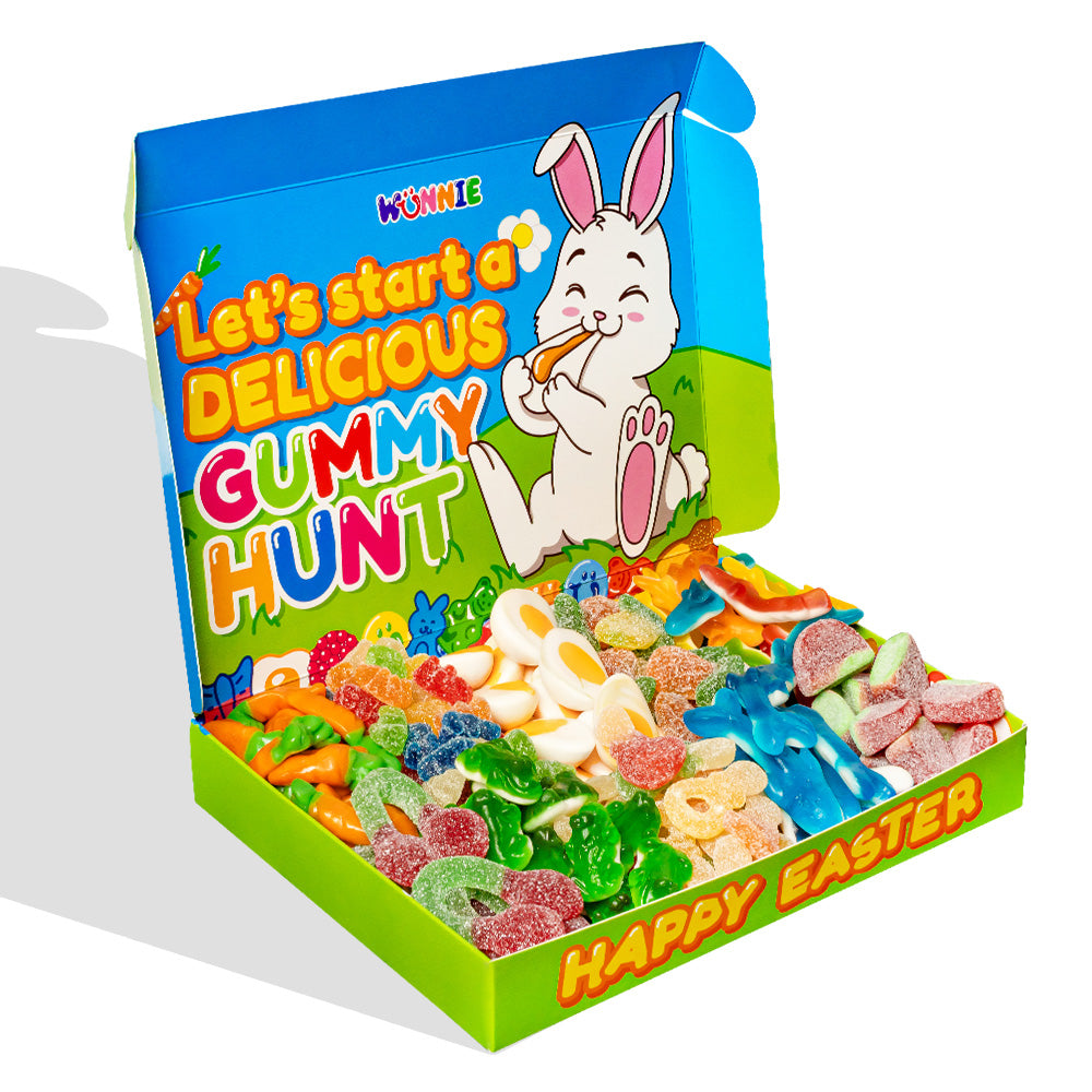 Wunnie box “Joyeuses Pâques”, la Candy box à composer avec tes bonbons gélifiés préférés - 1 kg 
