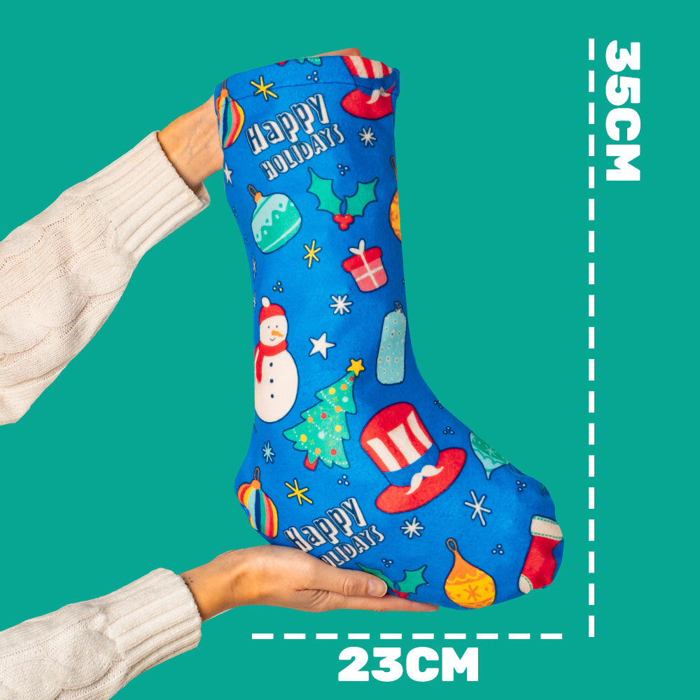 3x Chaussettes de l'Épiphanie avec au moins 15 produits sucrés et salés 