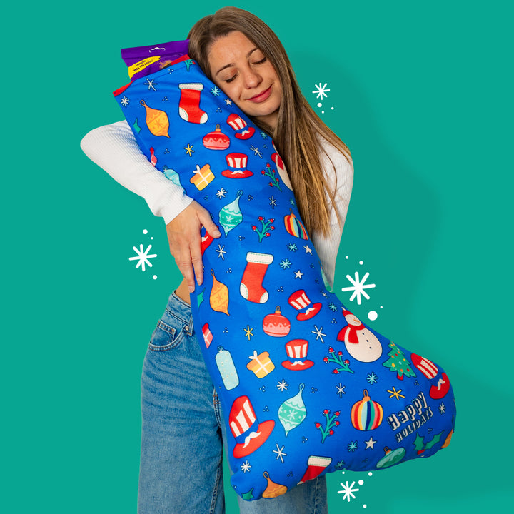 Chaussette de l'Épiphanie XXL avec 70 produits sucrés et salés 