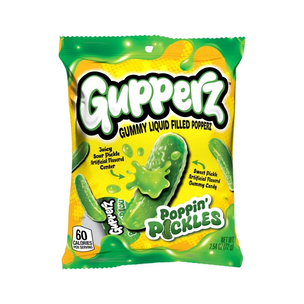 Gupperz Poppin' Pickles, bonbons liquides de 72g 