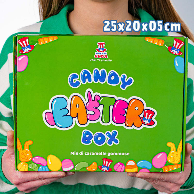 3 Wunnie box "Joyeuses Pâques", 3 bonbonnières à assembler avec tes bonbons gélifiés préférés.