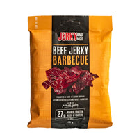 Confezione da 45g di carne secca di manzo al gusto bbq Jerky and Go beef barbecue