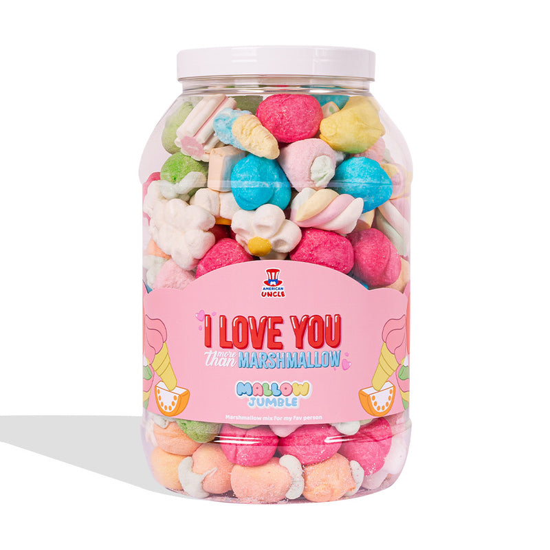 Mallow Jumble, bocal de marshmallows à composer avec vos saveurs préférées