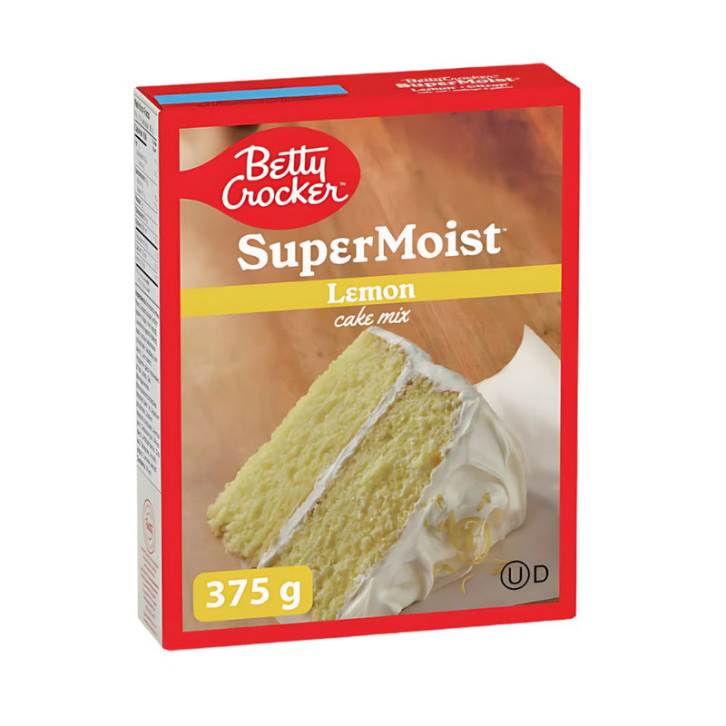 Confezione da 375g, preparato per torte al gusto di limone Betty Crocker.