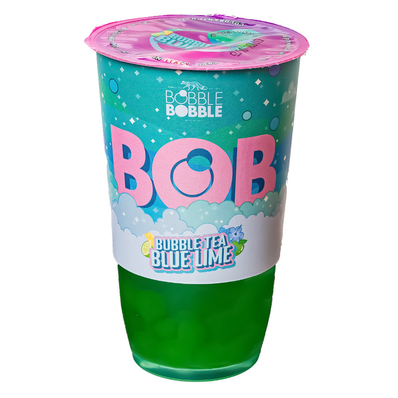 Confezione da 360 ml di bubble tea al limone e mela BOB.