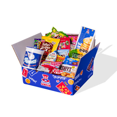Snack sweet box d'au moins 20 produits internationaux