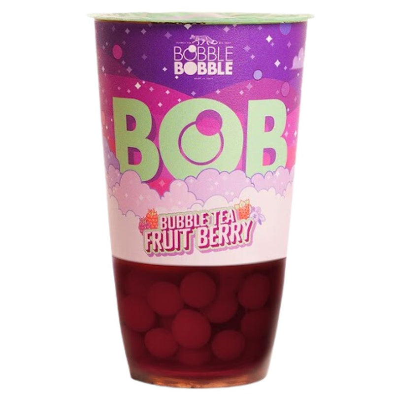 Confezione da 360 ml di bubble tea al frutto di bosco BOB.