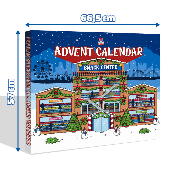 Calendario dell'Avvento Snack Center misure: 57 x 66,5 cm
