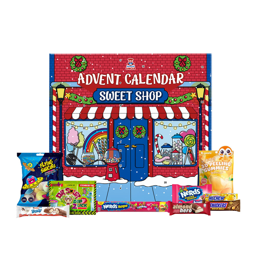 Calendrier de l'Avent 2025 avec snack en vente online - achetez-le maintenant American Uncle Calendrier de l'Avent 2025 avec snack en vente online - achetez-le maintenant American Uncle