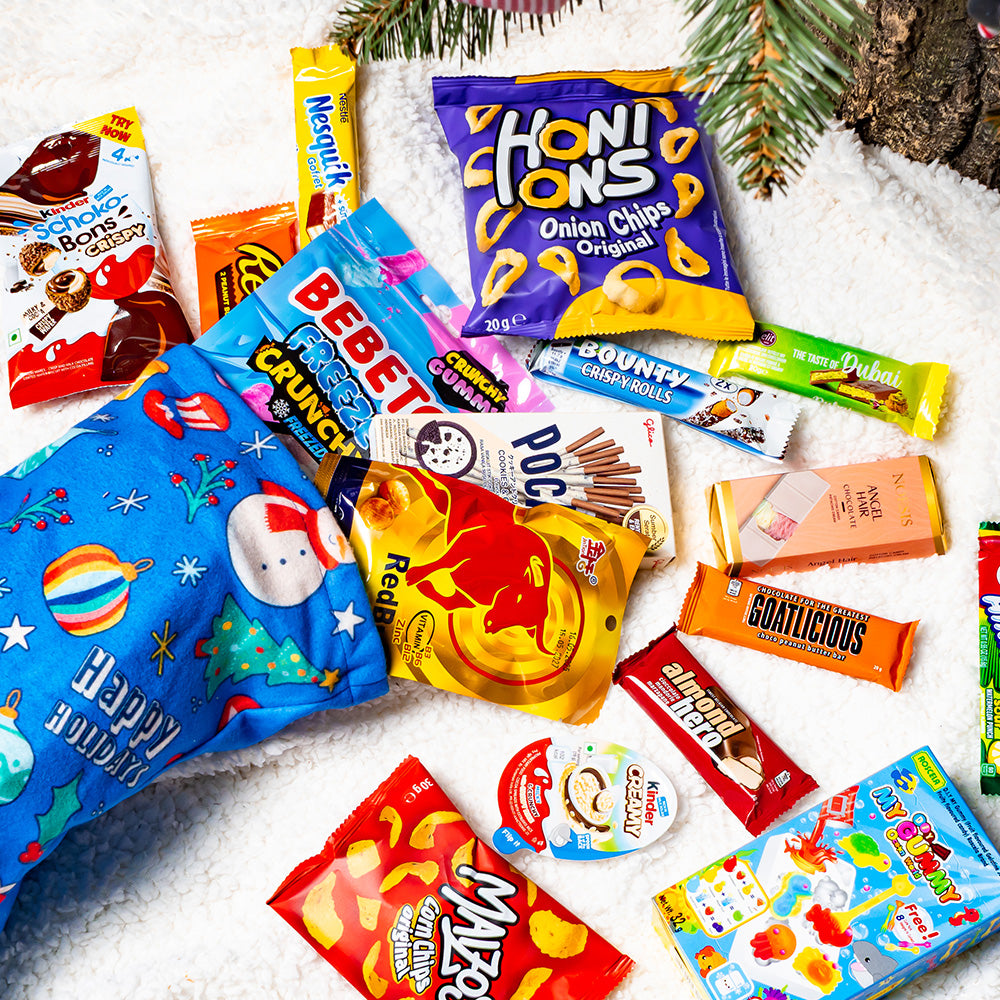 Calza da 30 con prodotti che escono fuori