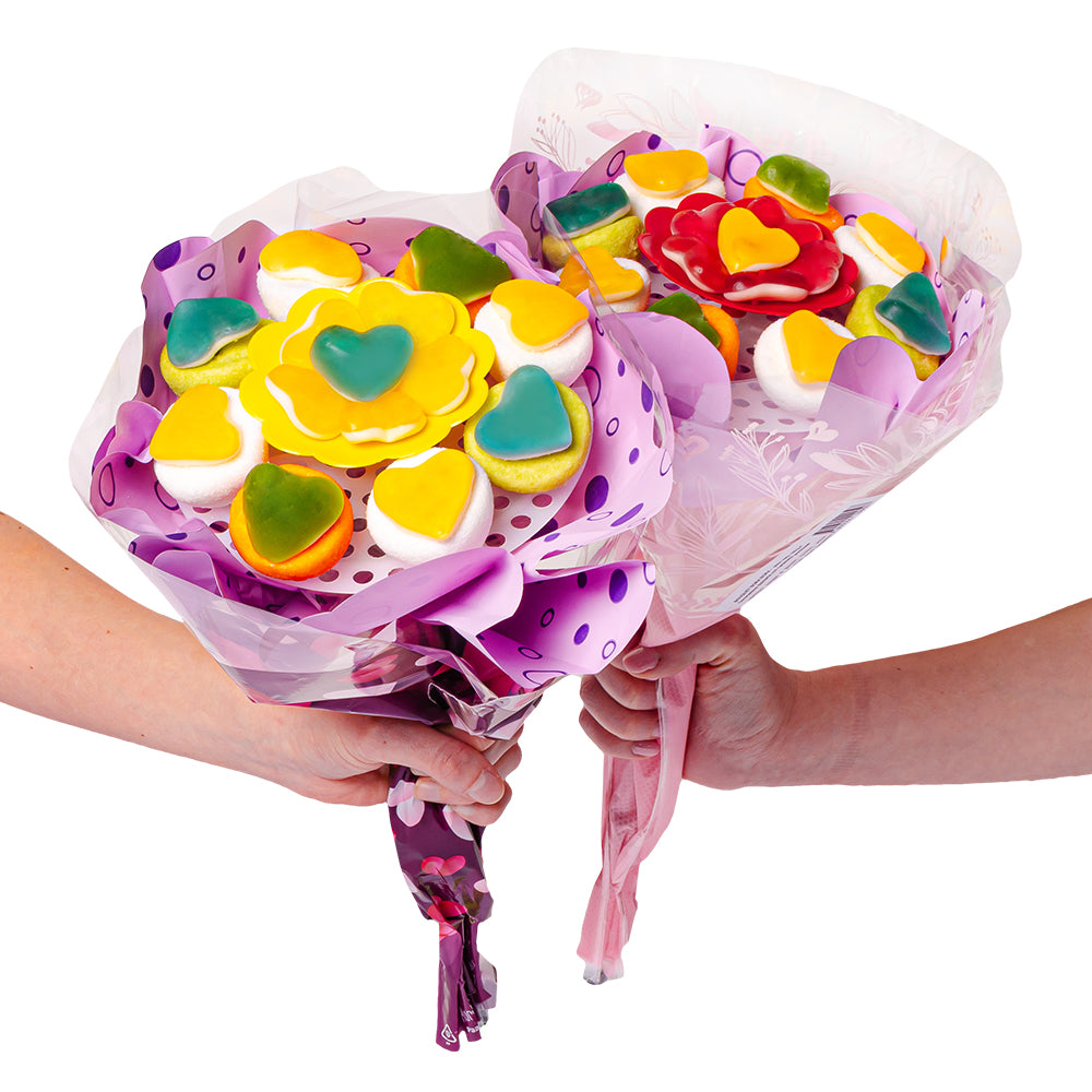 Wunnie Gummy Bouquet, bouquet de bonbons gélifiés et marshmallow assortis 162g 