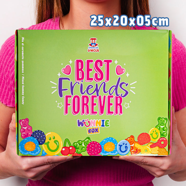 Wunnie box "Meilleures Amies Pour Toujours", la Candy box à composer avec les bonbons gélifiés préférés de ta meilleure amie - 1 kg 