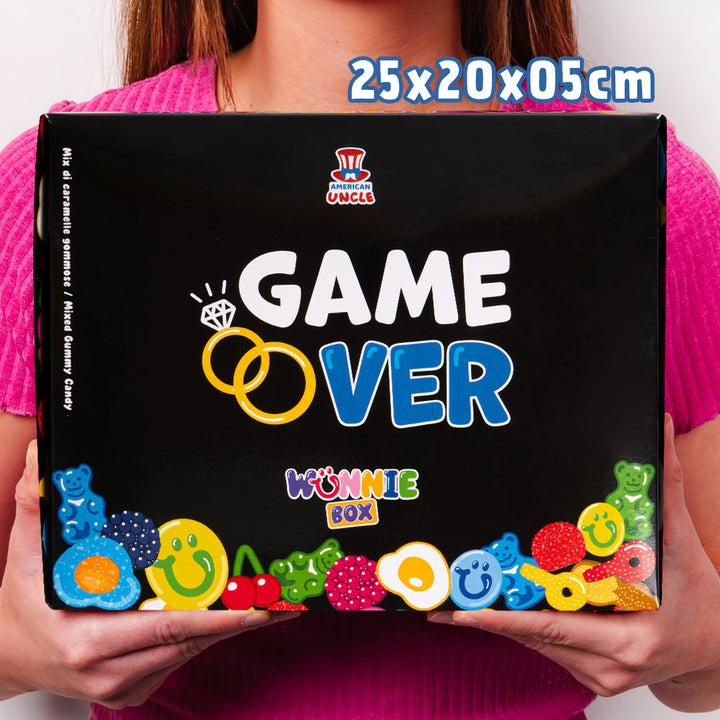 Wunnie box "Game over", la Candy box à composer avec les bonbons gélifiés préférés du marié - 1 kg 