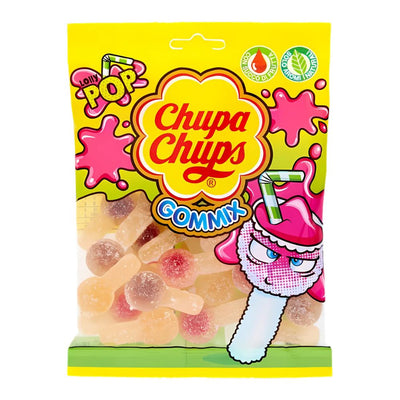 Confezione da 90g, caramelle gommose gusti assortiti Chupa Chups.