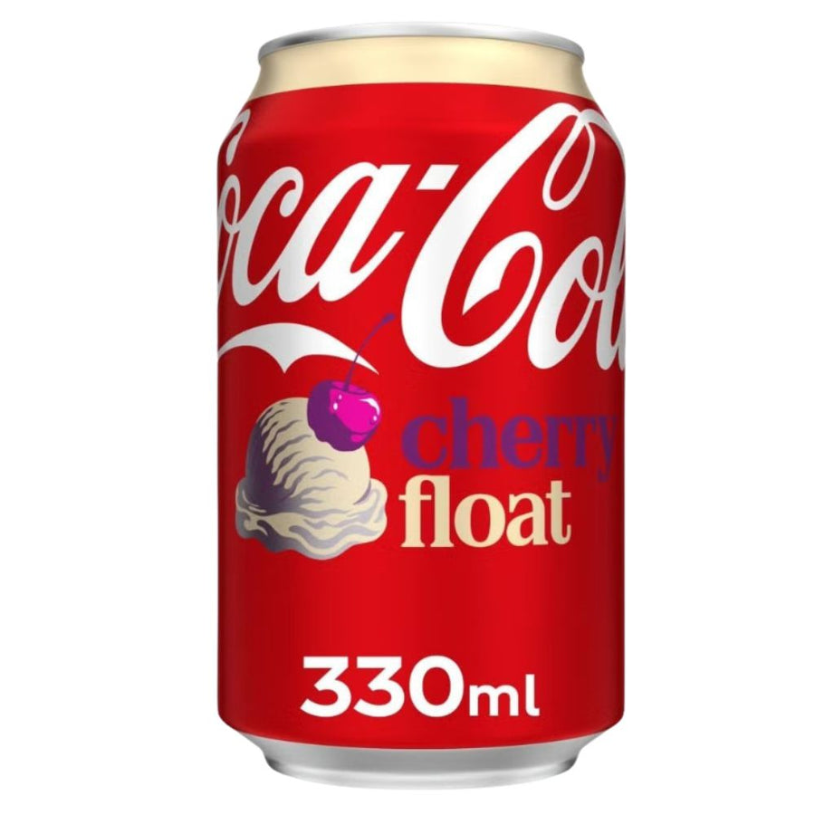 Coca-Cola Cherry Float, bevanda gassata al gusto di cherry float da 330ml