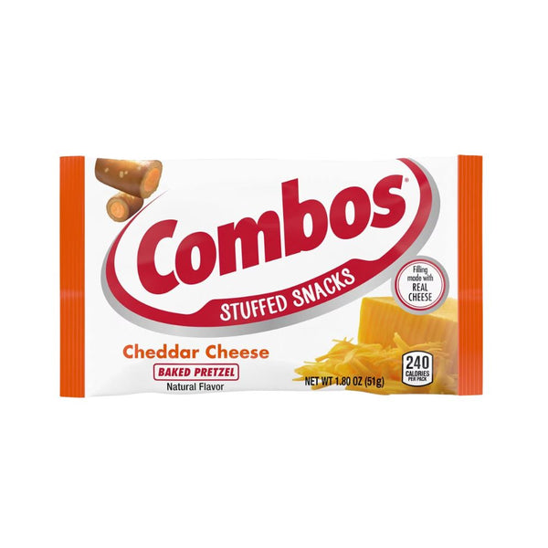 Combos Cheddar Cheese Pretzel, bretzel au cheddar de 51g 
