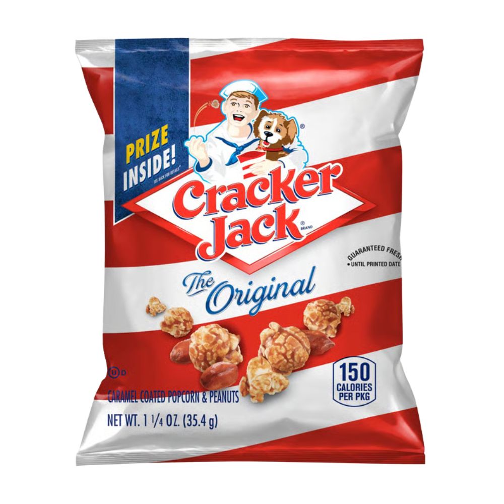 cracker jack original caramel coated popcorn & peanuts 35 g