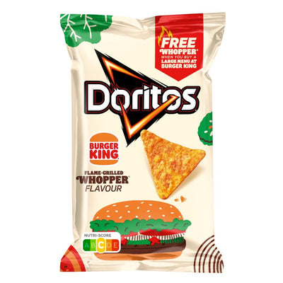 Confezione da 170g di patatine al gusto di Whopper Doritos.