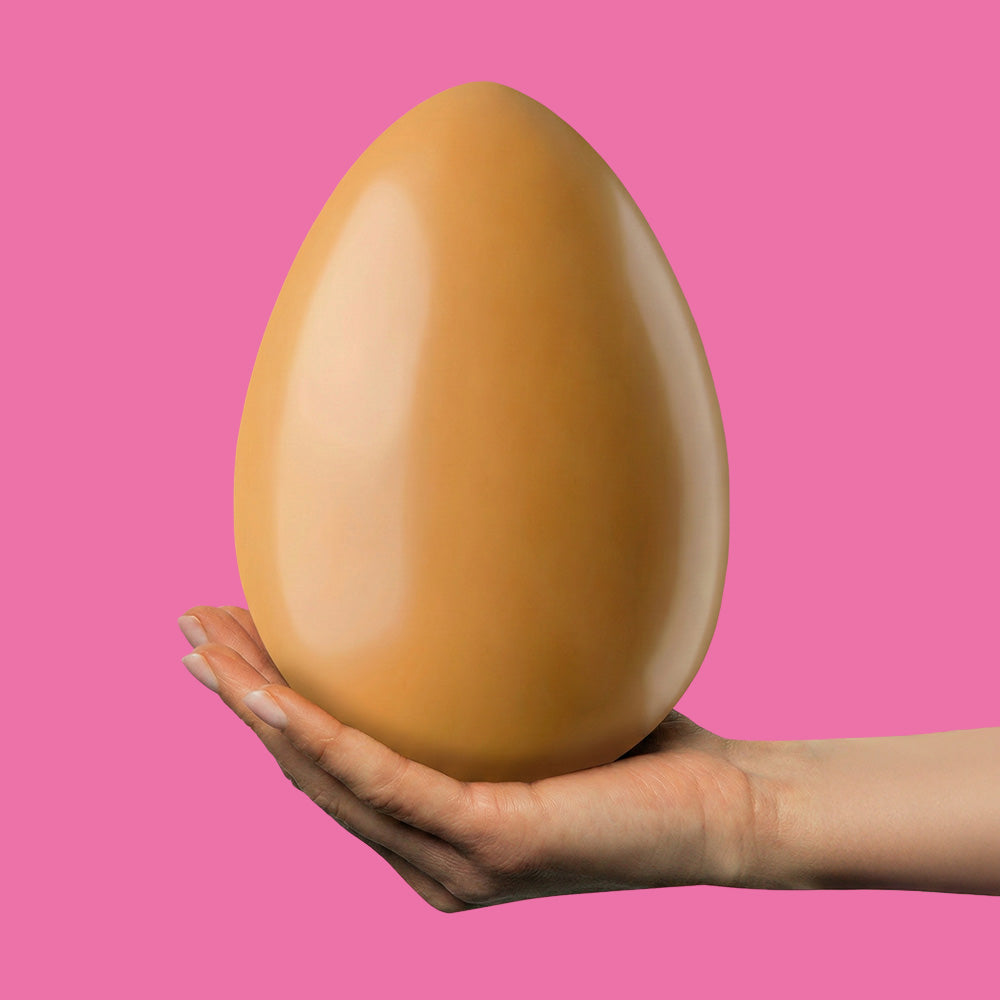 American Uncle Egg Caramello salato in mano