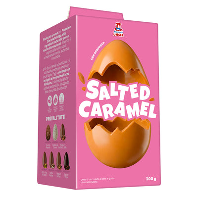 Œuf de Pâques de 300g au chocolat et caramel salé, American Uncle Œuf Caramel Salé
