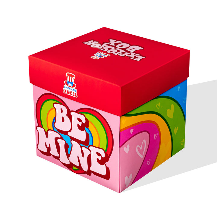 Explosion box “Love”, boîte cadeau explosive avec 20 snack douceurs et salés surprises 