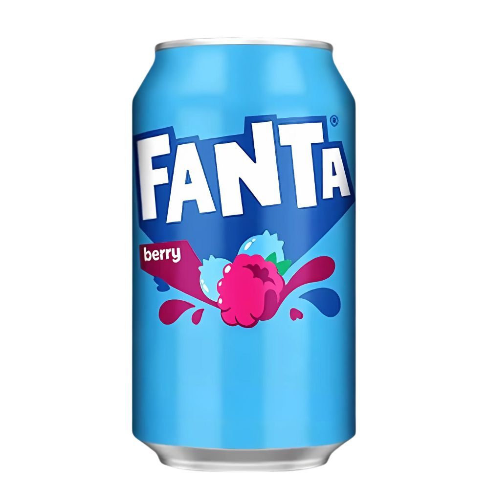 Fanta Berry, boisson aux myrtilles bleues de 355ml 