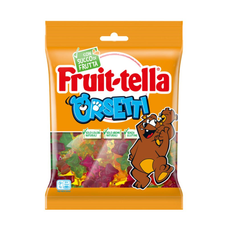 Confezione da 175g, caramelle gommose al gusto di frutta Fruittella.