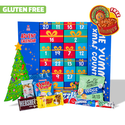 [GLUTEN FREE] Calendrier de l'Avent 2024, boîte de +24 snacks sucrés et salés surprises sans gluten