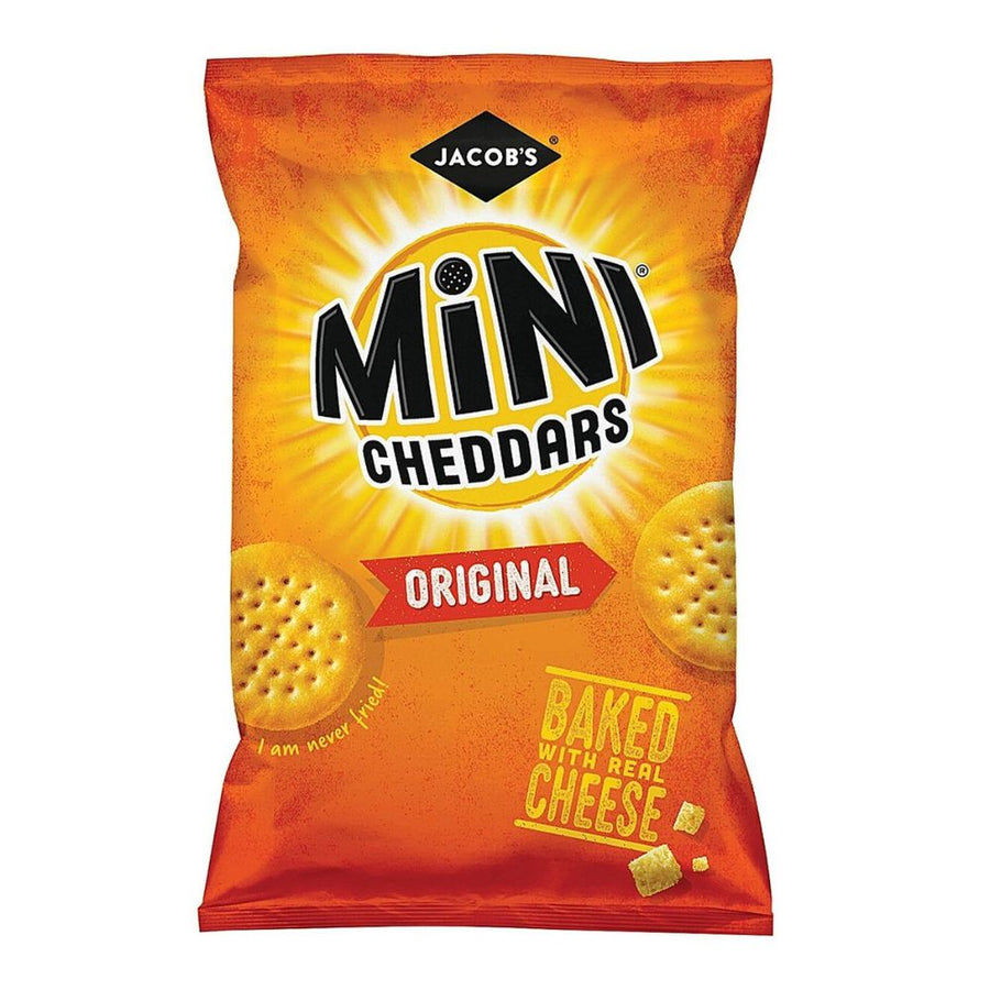 Confezione da 45g, crackers al gusto di cheddar Jacob's.