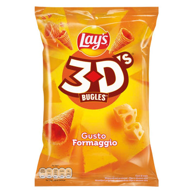 Confezione da 100g, snack di mais al gusto di formaggio Lay's.