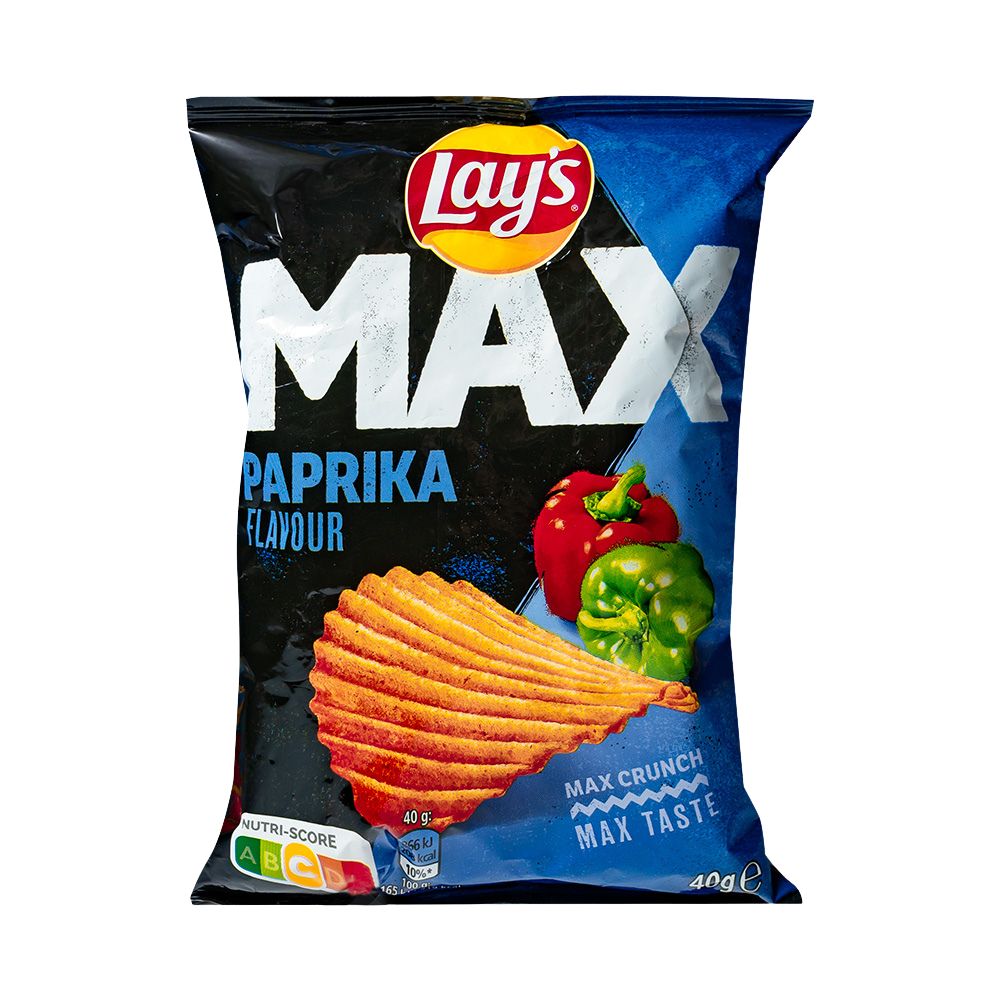 Lay's Max Paprika Flavour - chips au goût de paprika de 40g – American ...