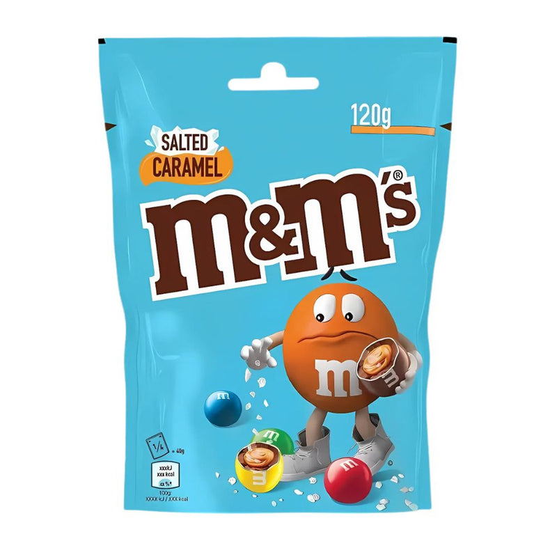 Confezione da 120g, confetti di cioccolato ripieni di caramello M&M&